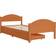 vidaXL Bed Frame with 2 Drawers 73.5cm