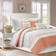 Madison Park Vanessa 6-pack Quilts Pink, Blue, Yellow, Orange (228.6x228.6cm)
