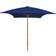 vidaXL Parasol d'Extérieur Mât en Bois 200x300 cm Taupe Jardin Plage 200cm