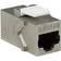 LogiLink Keystone RJ45-RJ45 Cat6a STP Adapter F-F