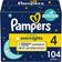 Pampers Swaddlers Overnights Size 4