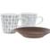 Dkd Home Decor - Taza de café 9cl 6pcs