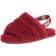 UGG Kid's Fluff Yeah Slide - Samba Red