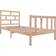 vidaXL Bed Frame Solid Pine 69.5cm Sengeramme 100x200cm