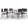 vidaXL 3072500 Ensemble repas de patio, 1 Table incluse 6 Chaises