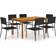 vidaXL 3067830 Ensemble repas de patio, 1 Table incluse 6 Chaises