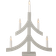Star Trading Pagod Candle Bridge 40cm