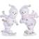 Dkd Home Decor Snögubbe Julgranspynt 24.5cm 2st