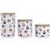 Dkd Home Decor Nature Recipiente de Cocina 3pcs