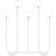 Globen Lighting Candelabro Adviento Natale 5 Blanco Puente de Velas 46cm