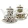 Dkd Home Decor Leopard Teapot 2pcs 0.25L