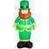 GlitzHome St. Patrick's Day Lighted Inflatable Leprechaun Decor