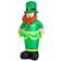 GlitzHome St. Patrick's Day Lighted Inflatable Leprechaun Decor