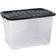 Strata Curve Transparent Storage Box 65L