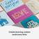 Cricut Foil Transfer Insert Cards Sampler R40 12-pack Royal Flush