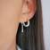 ENAMEL Copenhagen Lola Earrings - Guld/Marine