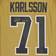 Fanatics Vegas Golden Knights William Karlsson Autographed Gold Alternate Adidas Authentic Jersey