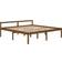 vidaXL Solid Pine 70.5cm Sengeramme 200x200cm