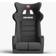 Trak Racer GT Style Fixed Fiberglass Seat - Black