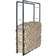 vidaXL Firewood Rack Black 80x25x150 cm Steel