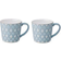 Denby Impression Diamond Mug 40cl 2pcs