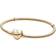 Pandora Moments Heart Lock Snake Chain Bracelet - Gold