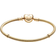 Pandora Moments Heart Lock Snake Chain Bracelet - Gold