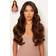 Lullabellz Super Thick Natural Wavy Clip In Hair Extensions 22 inch 5-pack Dark Brown