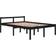 vidaXL Solid Pine 70.5cm Sengeramme 140x200cm