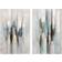 Dkd Home Decor S3028538 Blue/Grey Wall Decor 80x120cm 2pcs