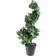 Northlight Potted Ivy Spiral Topiary Artificial Plant