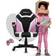 Huzaro Chaise Gaming Ranger 1.0 rose pour enfants Ergonomique, réglable en hauteur, accoudoirs moelleux Rose