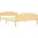 vidaXL Solid Pine 73.5cm Sengeramme 160x200cm