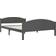 vidaXL Solid Pine 73.5cm Sengeramme 160x200cm
