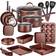 NutriChef - Cookware Set with lid 20 Parts