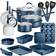 NutriChef - Cookware Set with lid 20 Parts