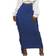 Elastic Waist Slim Bodycon Side Tassels Long Maxi Pencil Skirt