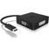 ICY BOX USB-C-VGA/HDMI/DisplayPort/DVI Adapter M-F 0.2m