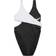 Nike Colourblock Crossover One Piece Swimsuit