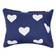 Amazon Basics Kid's Easy-Wash Microfiber Bed-In-A-Bag Bedding Set Twin - Navy Hearts