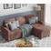 Jamfly Convertible Sectional L-Shaped Sofa 78.8" 3 Seater