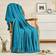 Inhand Soft Cozy Knitted Blankets Blue, Green, Gray, Brown, White, Yellow, Orange, Red (152.4x127cm)