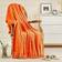 Inhand Soft Cozy Knitted Blankets Blue, Green, Gray, Brown, White, Yellow, Orange, Red (152.4x127cm)