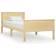 vidaXL Solid Pine 77cm Sängram 100x200cm