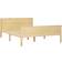 vidaXL Solid Pine 77cm Sängram 160x200cm