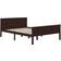 vidaXL Solid Pine 77cm Sängram 160x200cm