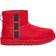 UGG Classic Mini Side Logo - Samba Red/Black