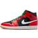 Nike Air Jordan 1 Mid SE M - Black/White/Malachite/Fire Red