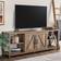 Amerlife Industrial Farmhouse Style TV Bench 68x25"