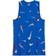 Nike Girl's Sportswear French Terry Printed Tank Top - Game Royal/White